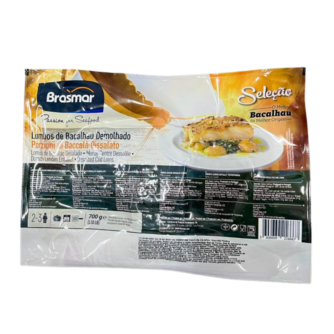 Cod File Salbatic Gadus Morhua Bacalhau 700gr - Cochiliafood