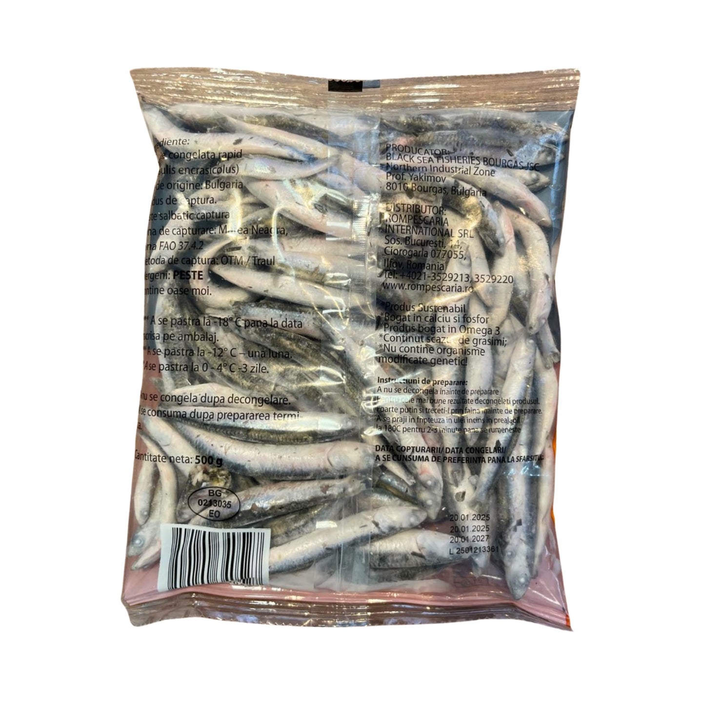 *Hamsie Eviscerata si Curatata Marea Neagra Fishland 500gr - Cochiliafood