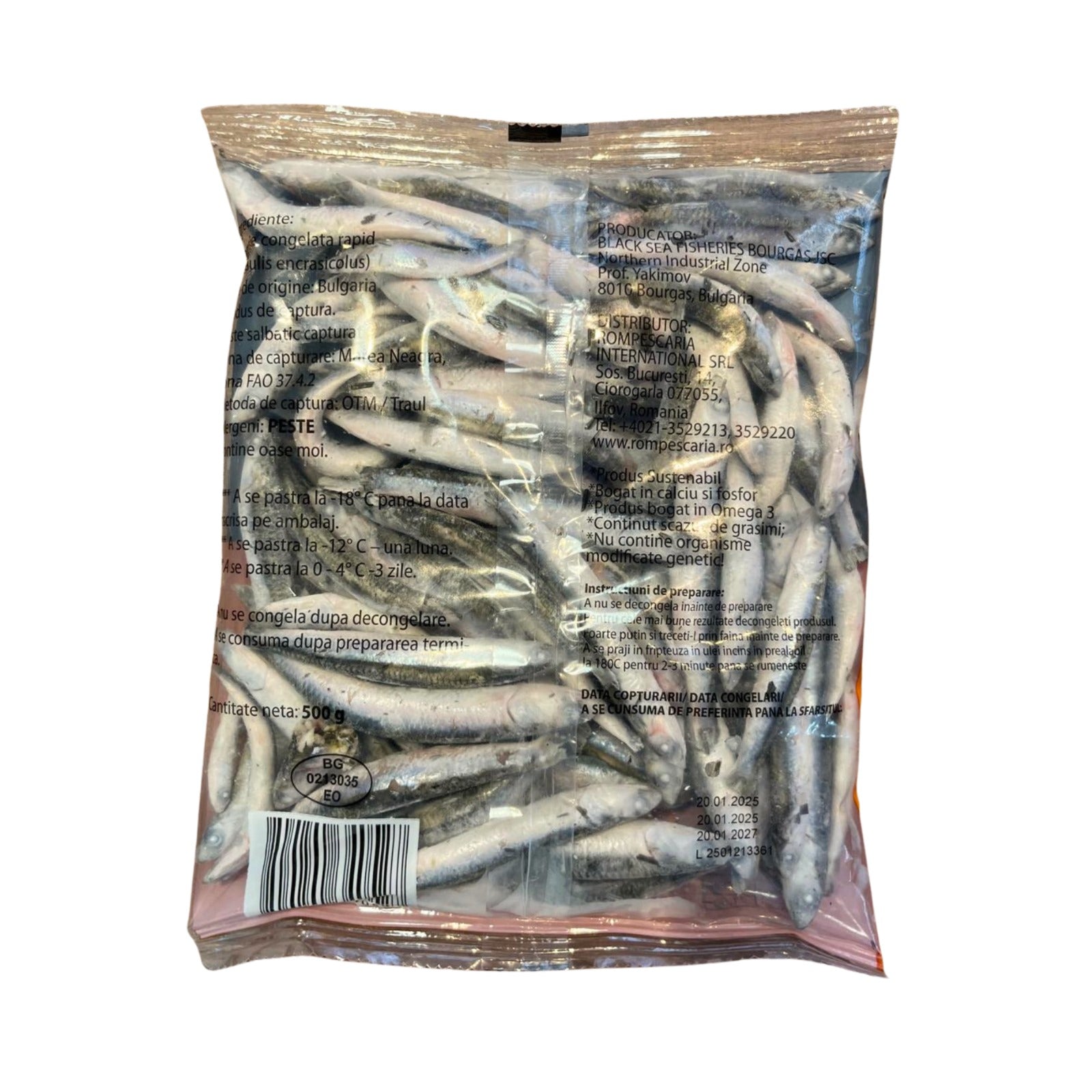 *Hamsie Eviscerata si Curatata Marea Neagra Fishland 500gr - Cochiliafood