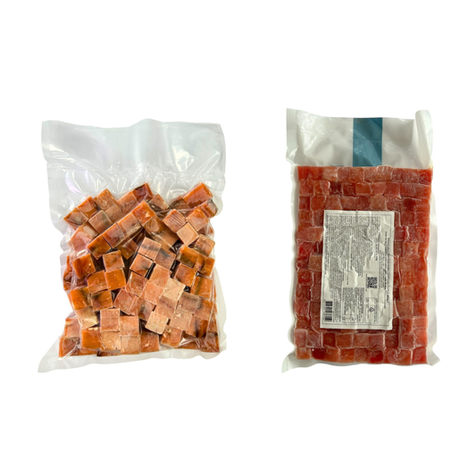 Pachet Frigarui: Cuburi Ton 2 bucati de 500gr + Cuburi Somon 1 kg - Cochiliafood