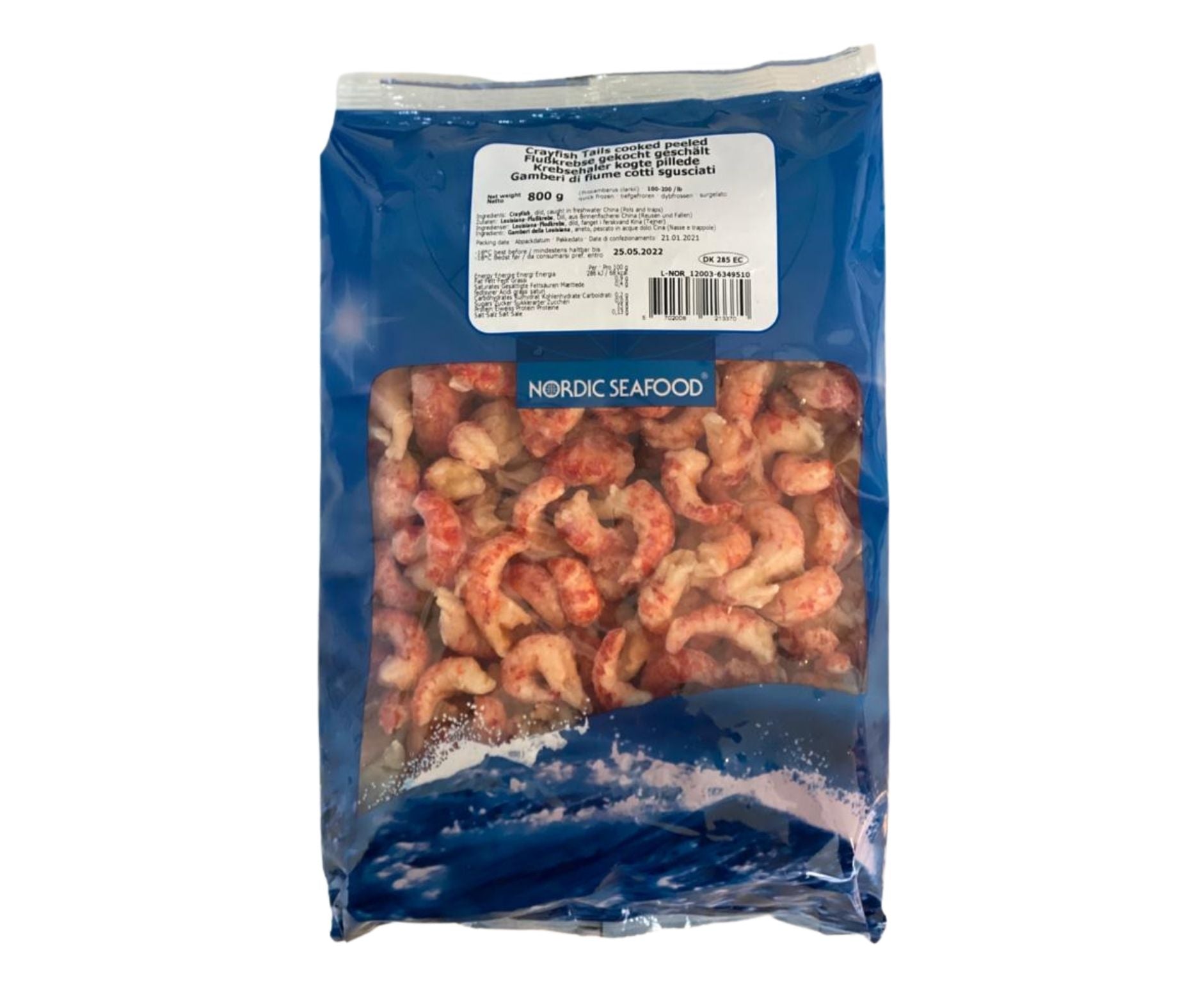 Cozi de Raci decorticate 100/150 - 1kg - Cochilia
