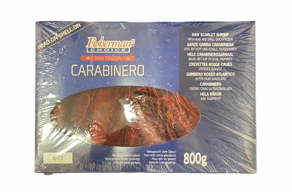 Creveti Salbatici Carabineros 8/12, 800gr net - Cochilia