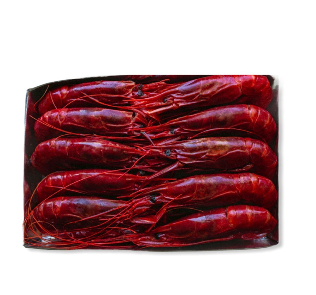 Creveti Salbatici Carabineros 8/12, 800gr net - Cochilia